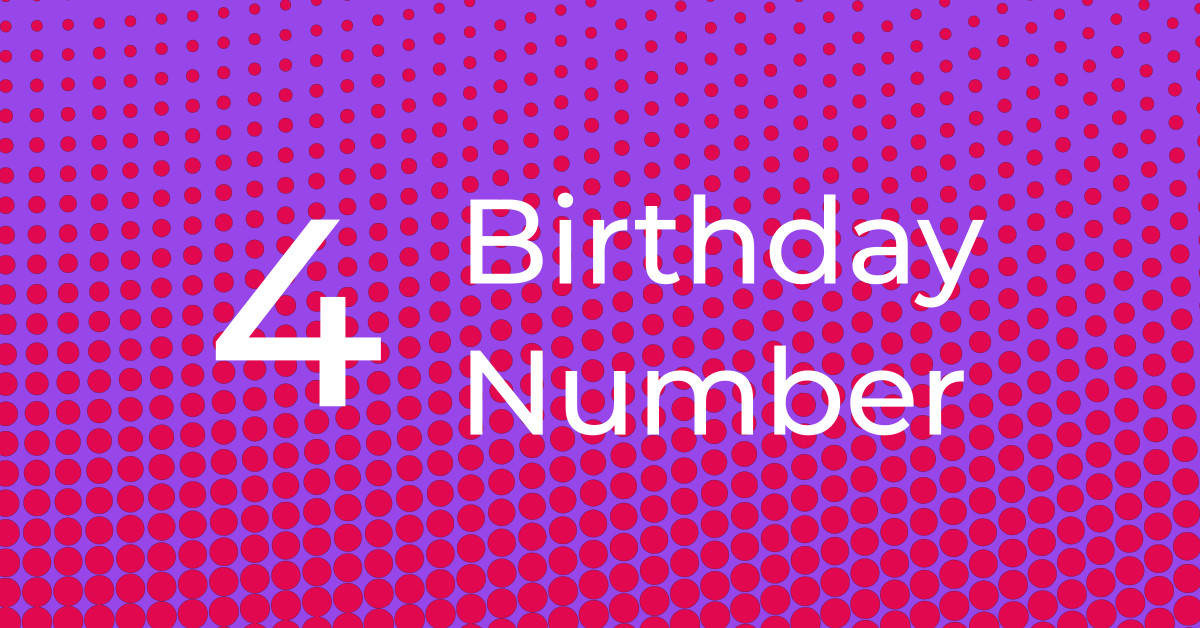 Birthday  Number 4 – The Builder