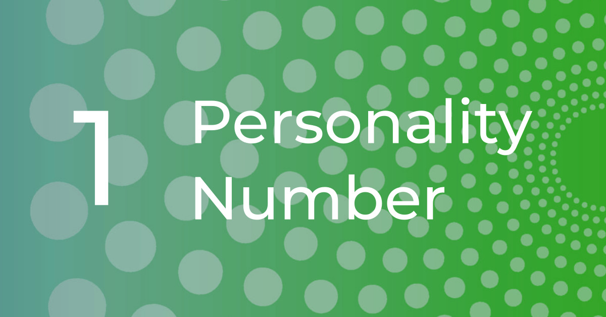 Personality Number 1 – The Leader