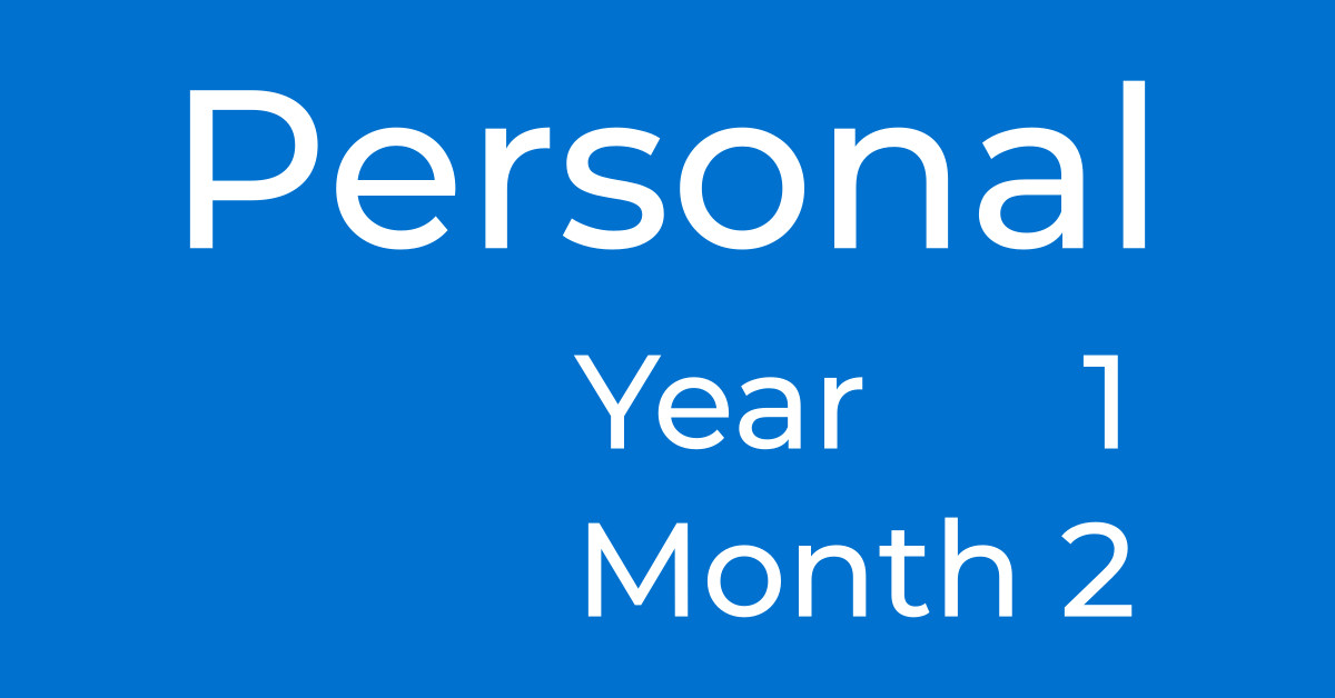 Personal Year 1 Personal Month 2