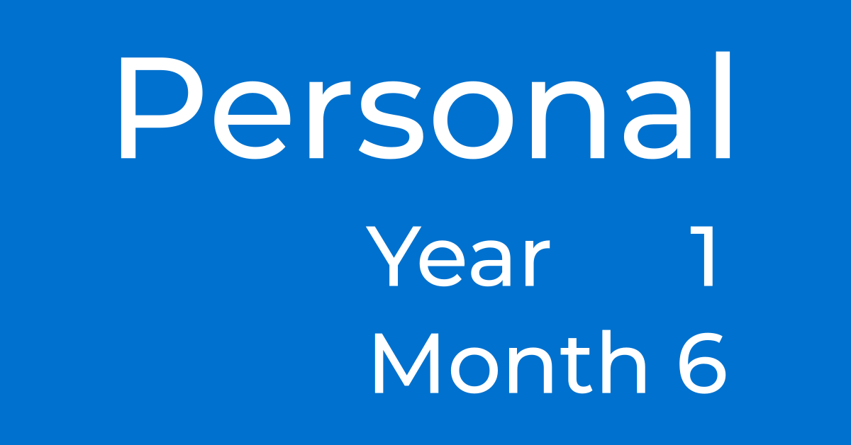 Personal Year 1 Personal Month 6