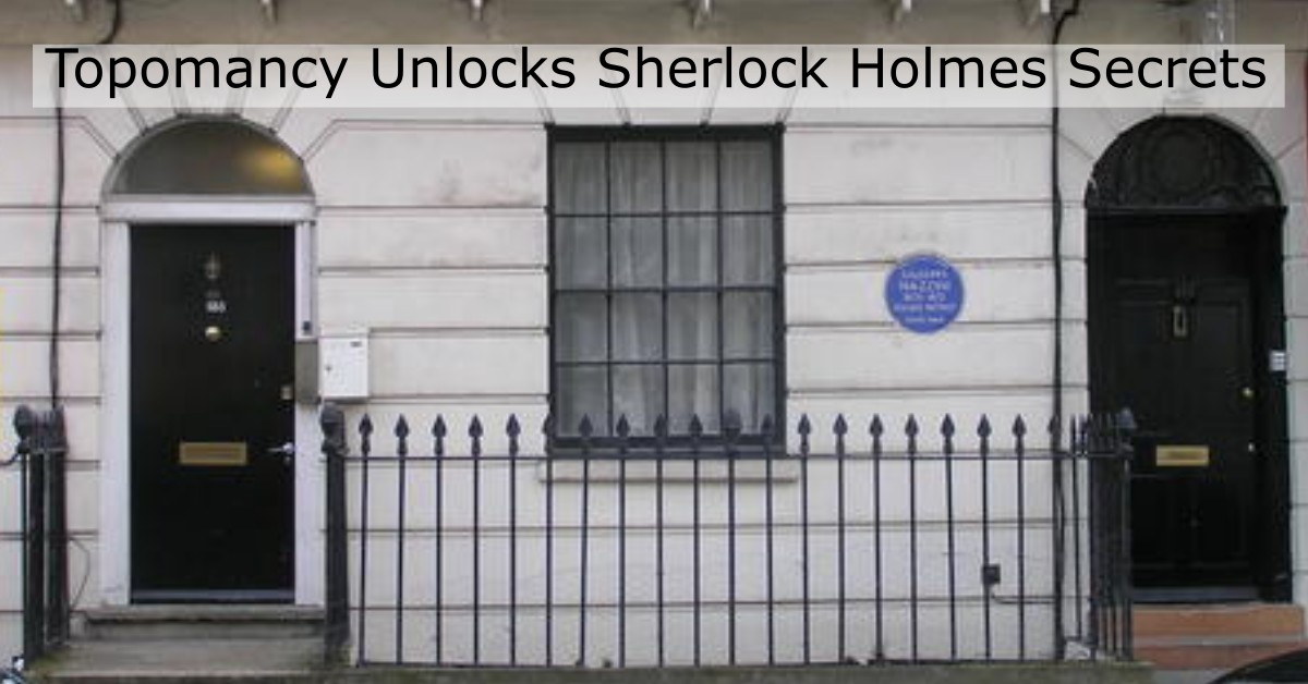 Topomancy Unlocks Sherlock Holmes Secrets