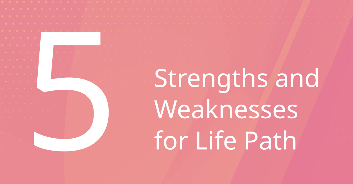 Strengths and Weaknesses of Life Path 5